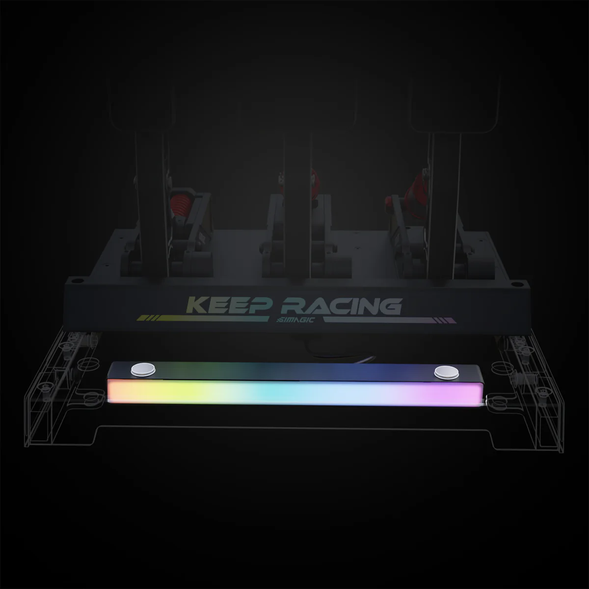 Barra de Rayos Sim RGB para Pedalbox P1000 SIMAGIC Simracing - Imagen 2