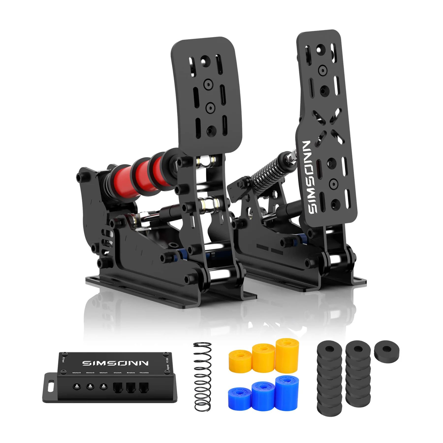 Pedalbox Pedal Plus X SIMSONN Simulator Simracing - Negro - Imagen 2