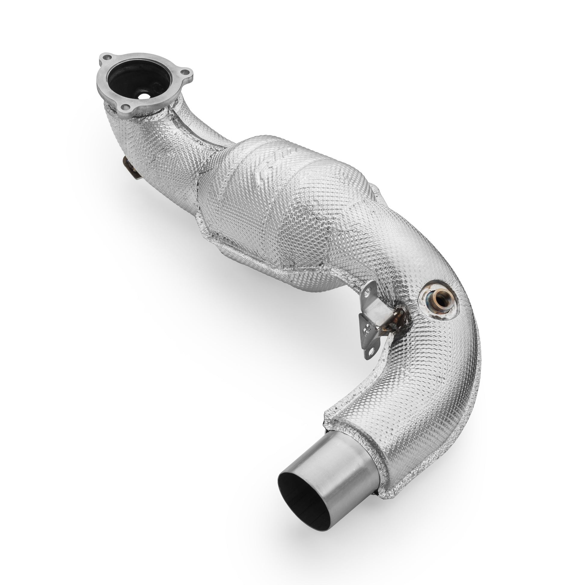 Downpipe con Protección Térmica y Catalizadores para Mercedes-AMG A35 GPF W177 4MATIC MS con GPF OFF 100 cpsi - Imagen 4