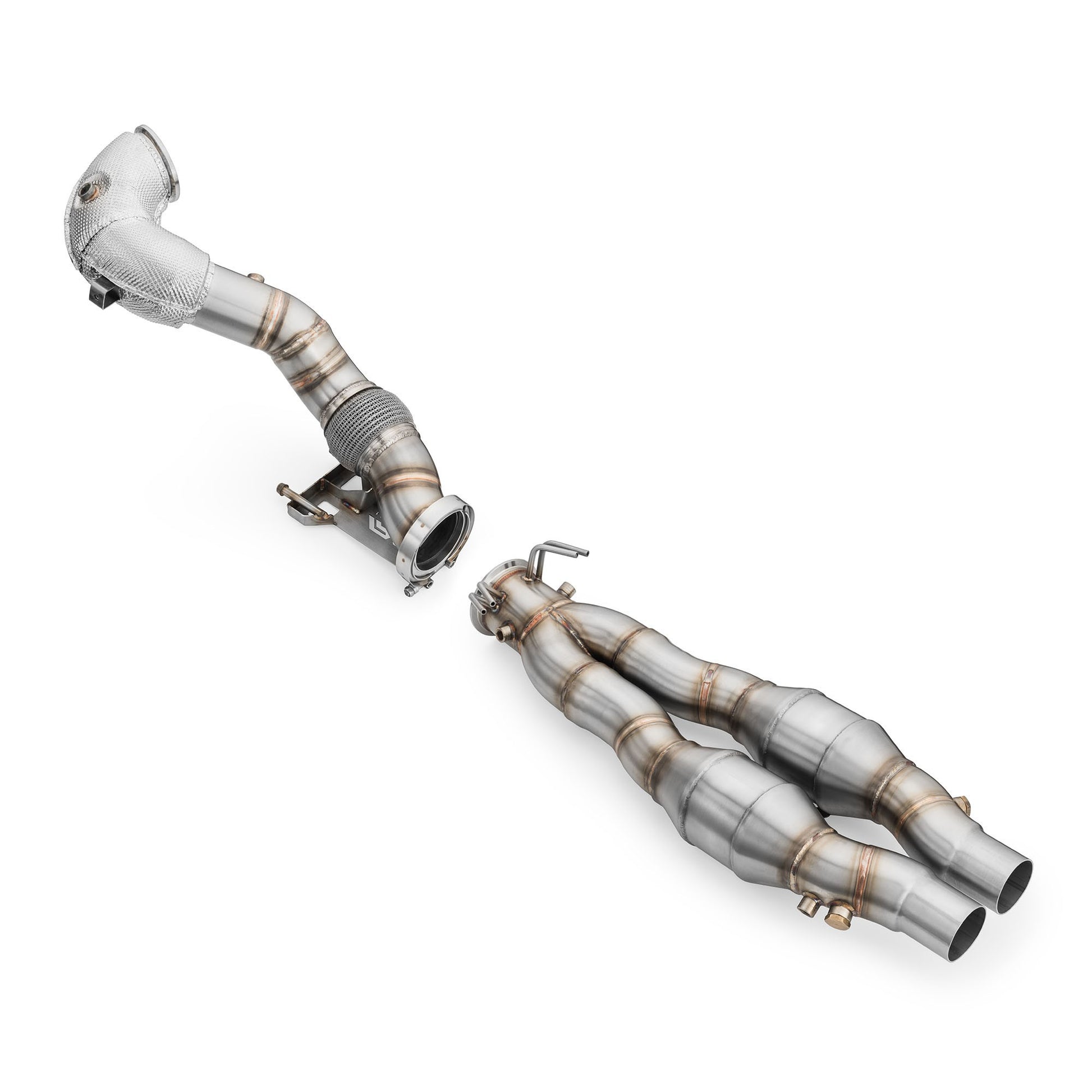 Downpipe AUDI RS3 8Y 2.5 TFSI con Protector Térmico y Silenciador - Imagen 3