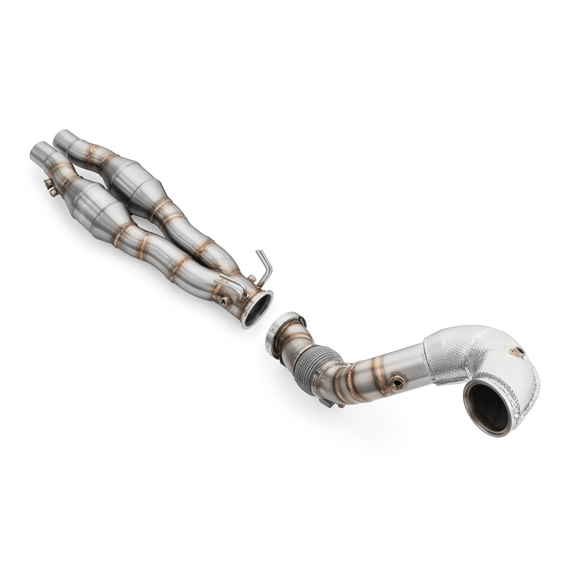 Downpipe AUDI RS3 8Y 2.5 TFSI con Protector Térmico y Silenciador