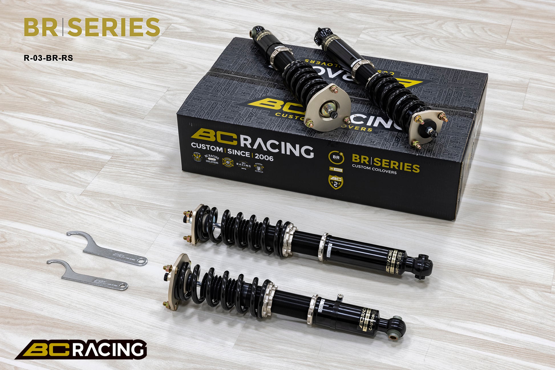 Suspensión de Muelles Helicoidales BC Racing R-03-BR-RS para Lexus GS-300 JZS160/161 1998-2005 - Imagen 2