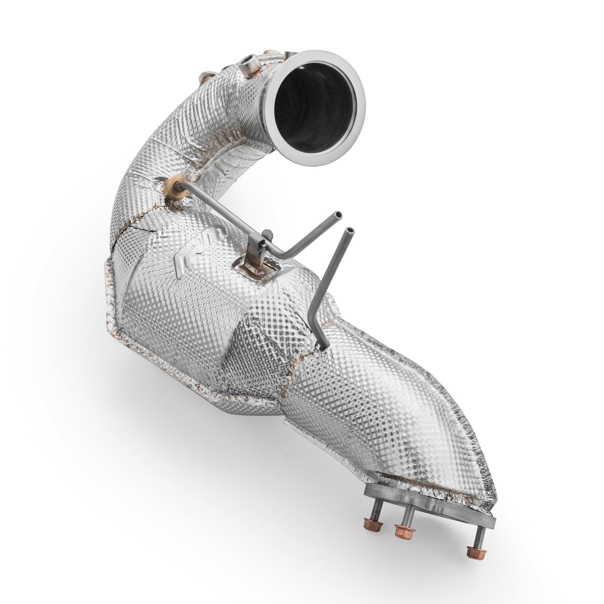 Downpipe Audi A4 S4 / Avant Quattro / Avant 3.0 TDI Sin Catalizador, con Silenciador y Protección Térmica - Imagen 4
