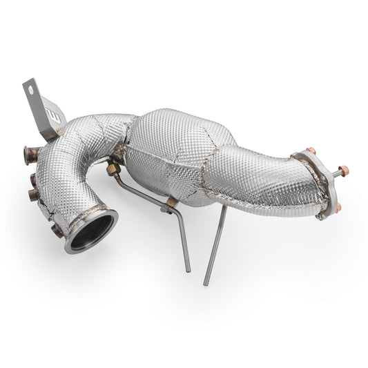 Downpipe Audi A4 S4 / Avant Quattro / Avant 3.0 TDI Sin Catalizador, con Silenciador y Protección Térmica