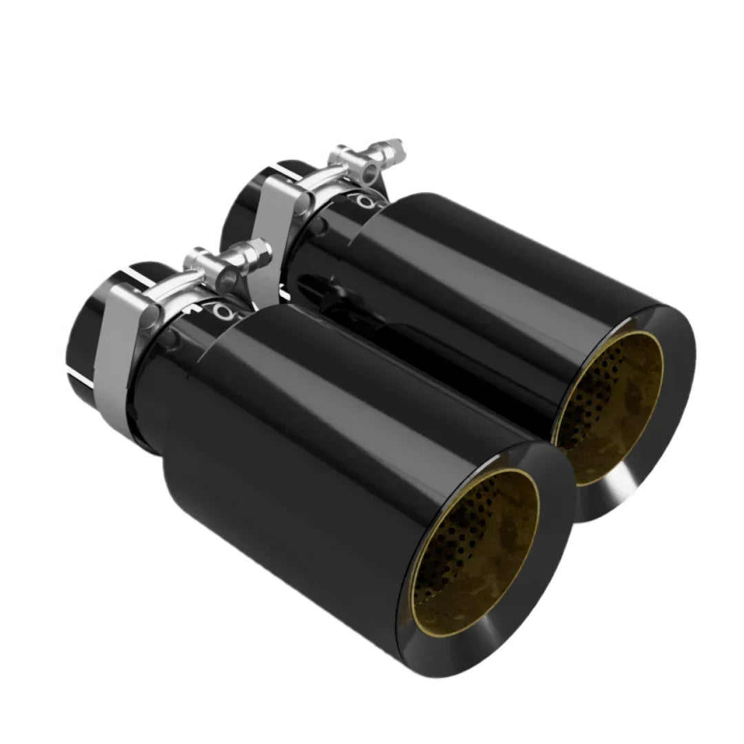Embellecedores de Escape de Titanio Negros Restomotive - Imagen 6