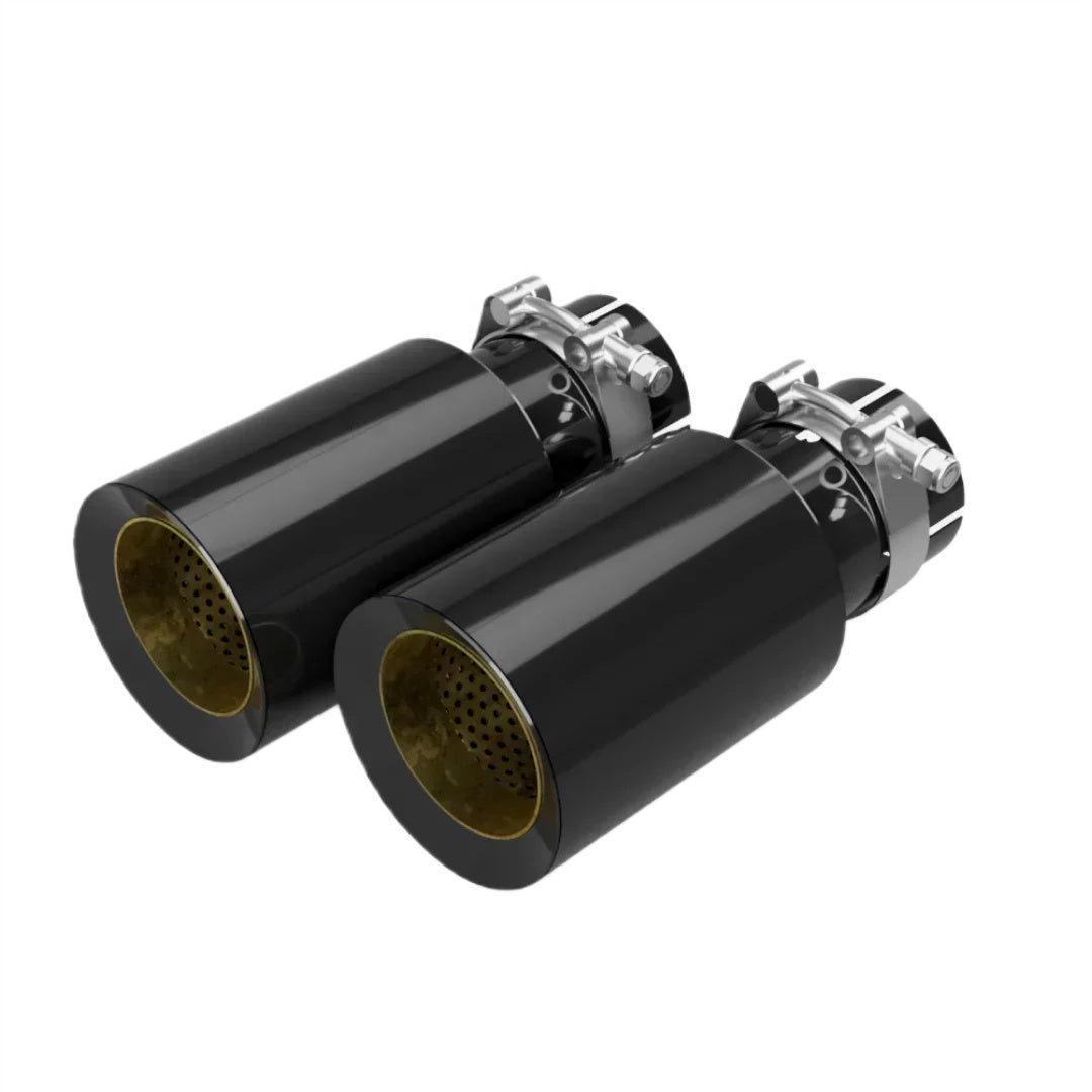 Embellecedores de Escape de Titanio Negros Restomotive - Imagen 7