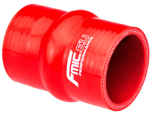 Manguito de Silicona con Joroba 63mm Rojo
