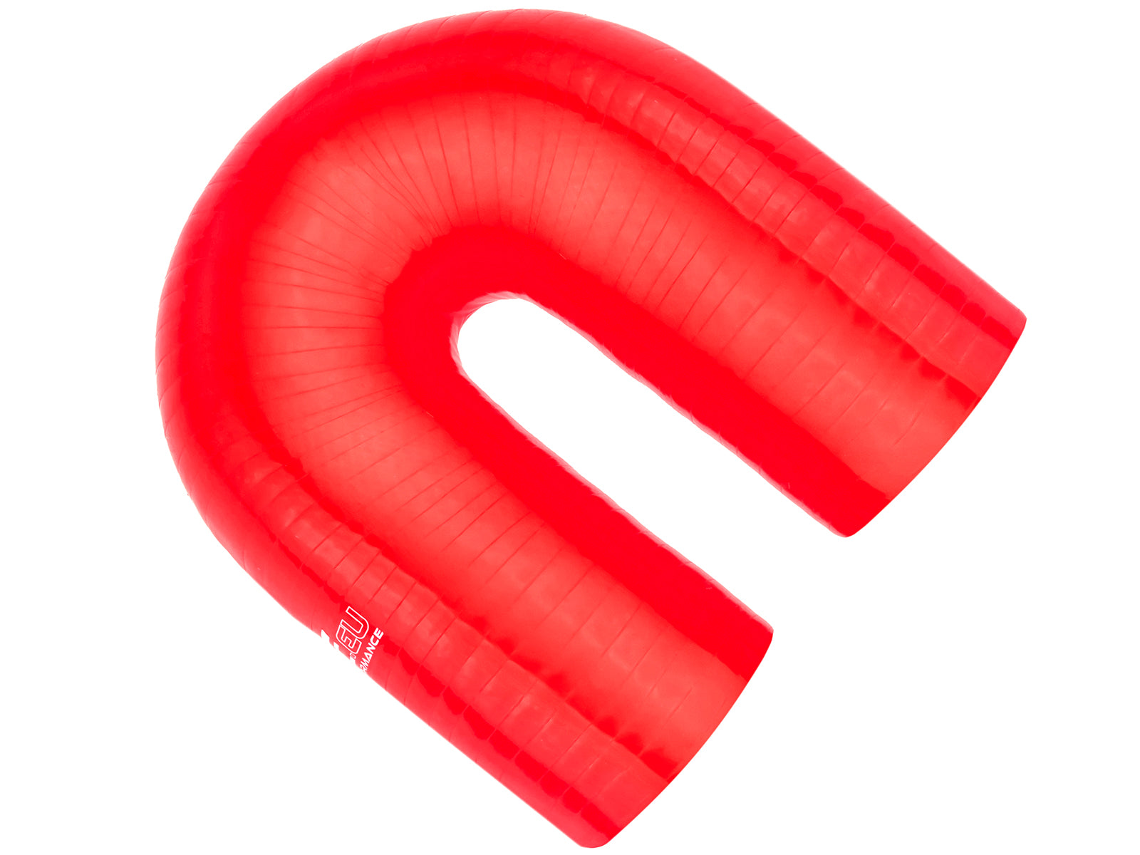 Codo de Silicona 180° 76mm Rojo