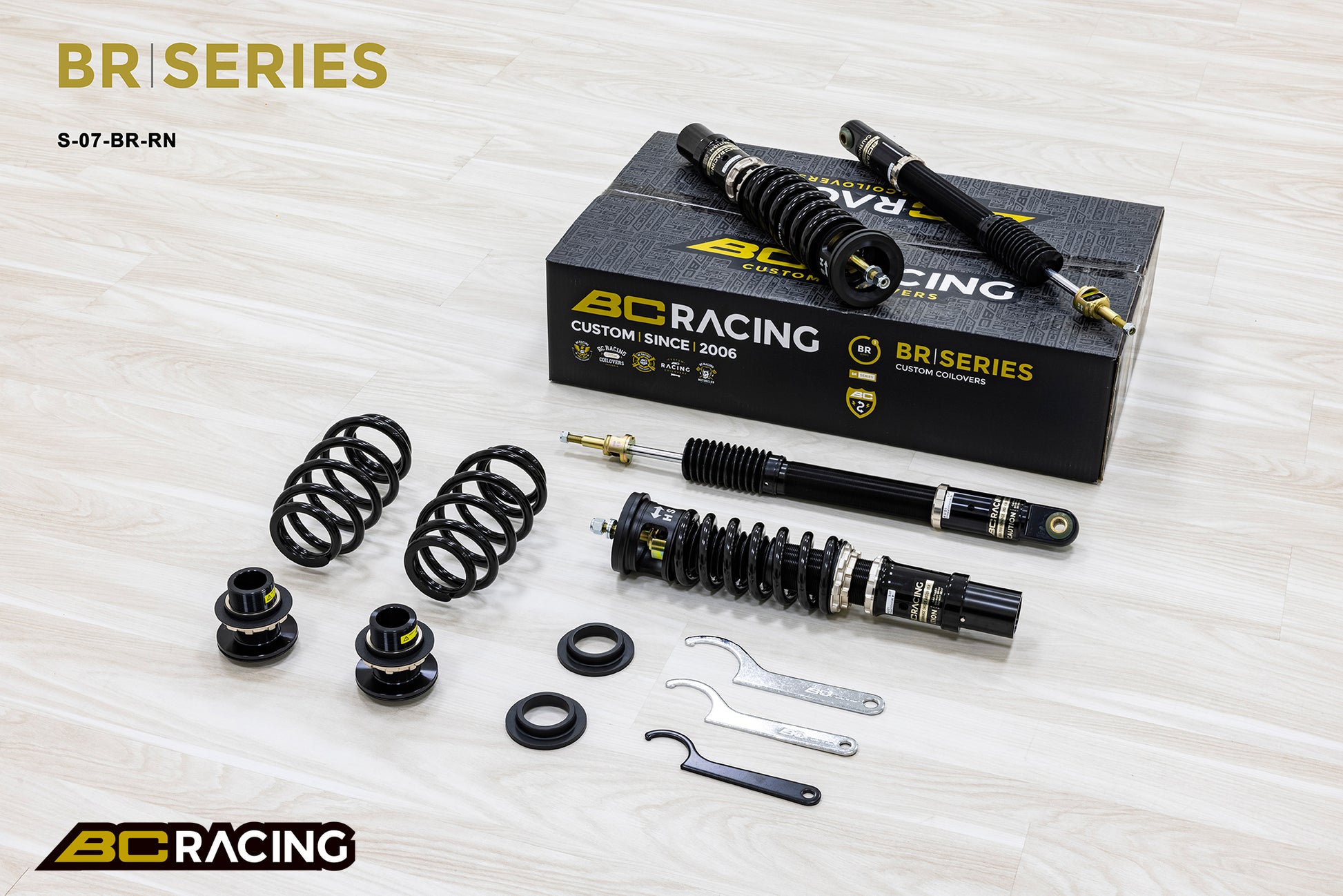 Suspensión de Rosca BC Racing S-07-BR-RN Audi A4/A5 B8 - Imagen 3