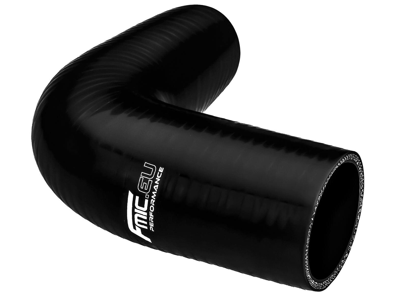 Codo de Silicona 90° 19mm Negro