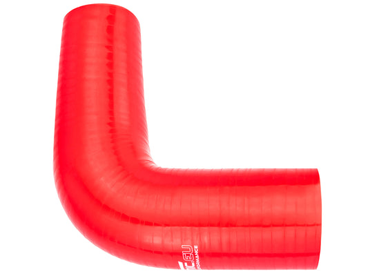 Codo de Silicona 90° 28mm Rojo