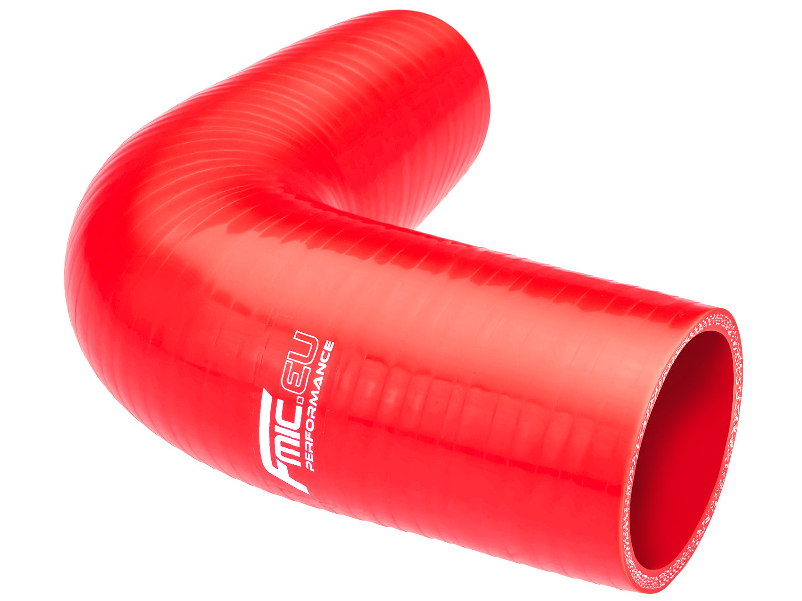 Codo de Silicona 90° 68mm Rojo