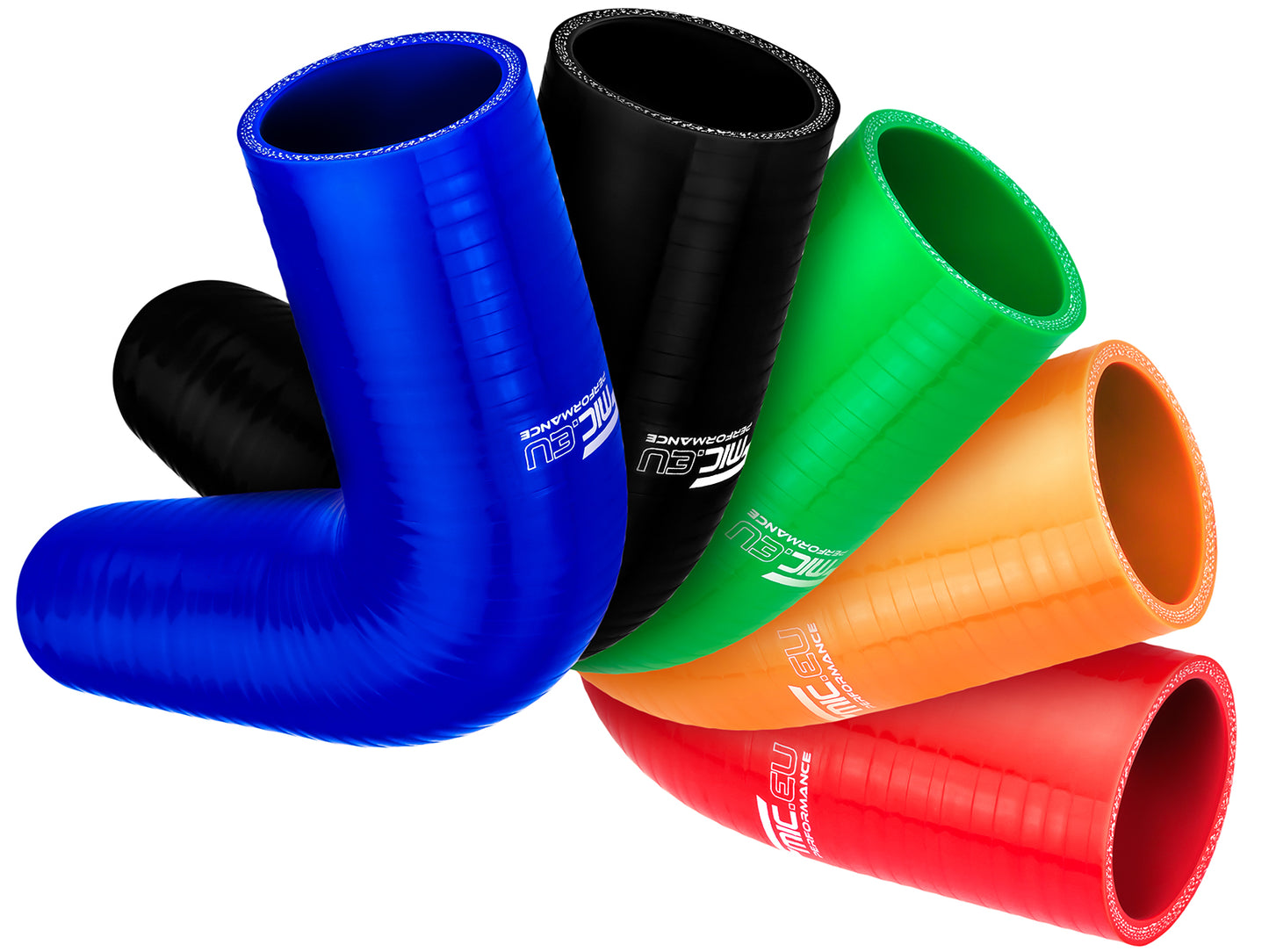 Codo de Silicona 90° 16mm Azul - Imagen 2