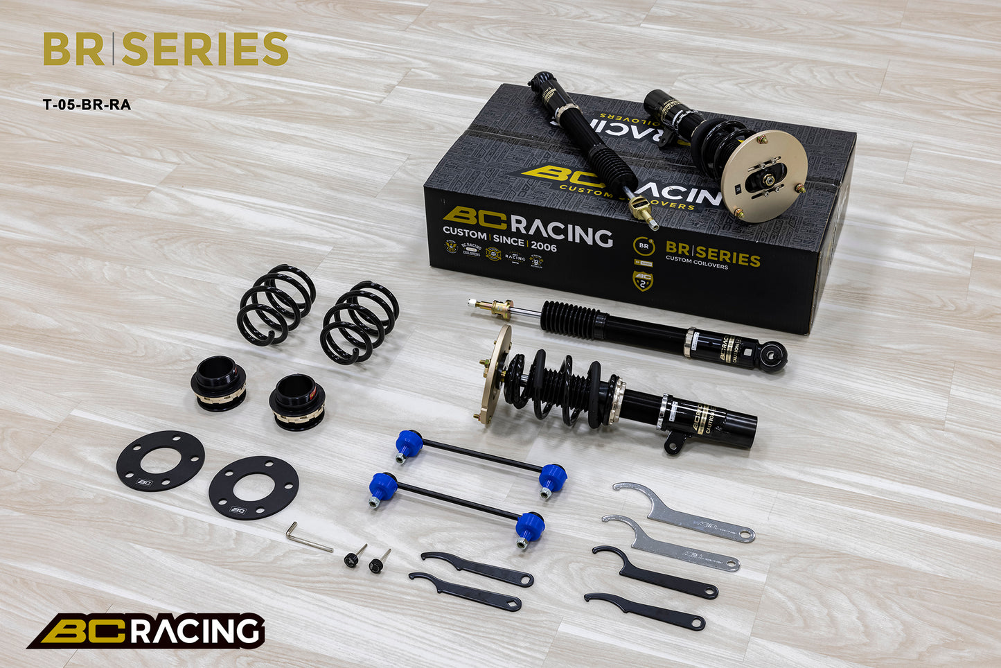 Suspensión de Muelles BC Racing T-05-BR-RA para Mini Cooper F56 (Sin DDC) 2014+