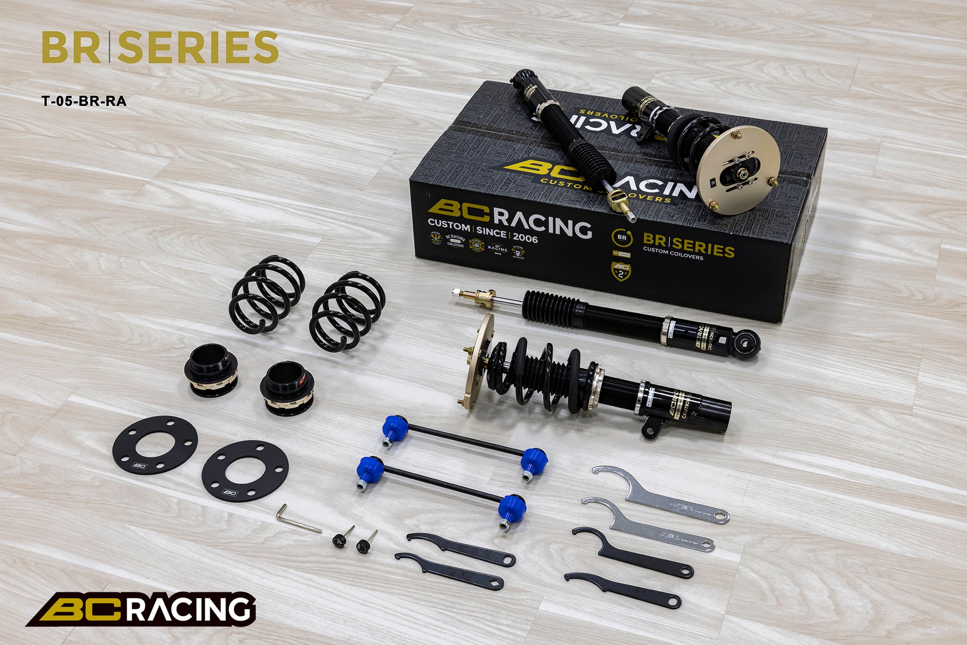 Suspensión de Muelles BC Racing T-05-BR-RA para Mini Cooper F56 (Sin DDC) 2014+