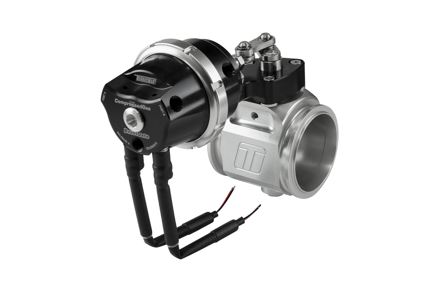 BoostGate50 7PSI Turbosmart TS-0265-1252 con Solenoides Integrados, Negro