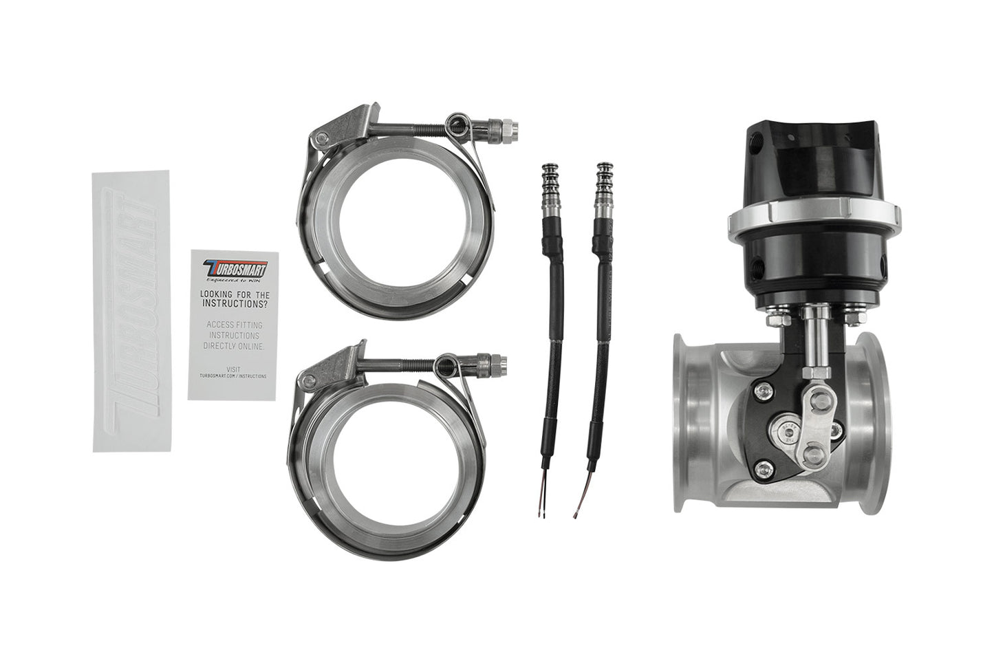 StraightGate76 Turbosmart TS-0267-1252 con Solenoides, 7PSI, Negro