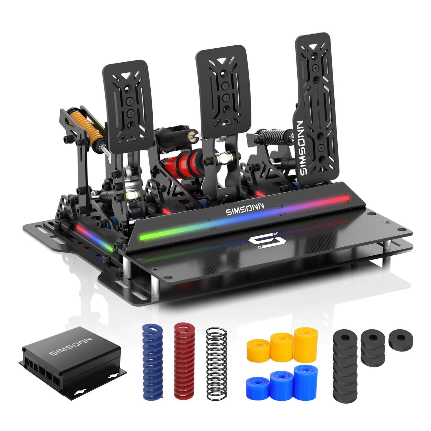Pedalbox Pro X Ultra Sim Pedal RGB SIMSONN Simulador Simracing - Imagen 5