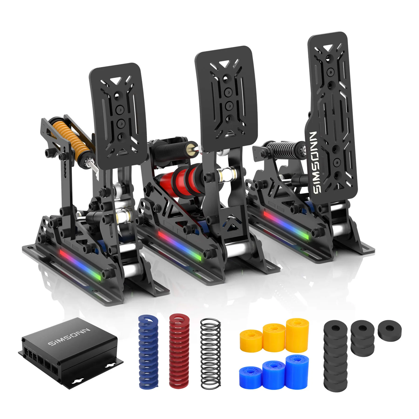 Pedalbox Pro X Ultra Sim Pedal RGB SIMSONN Simulador Simracing - Imagen 4