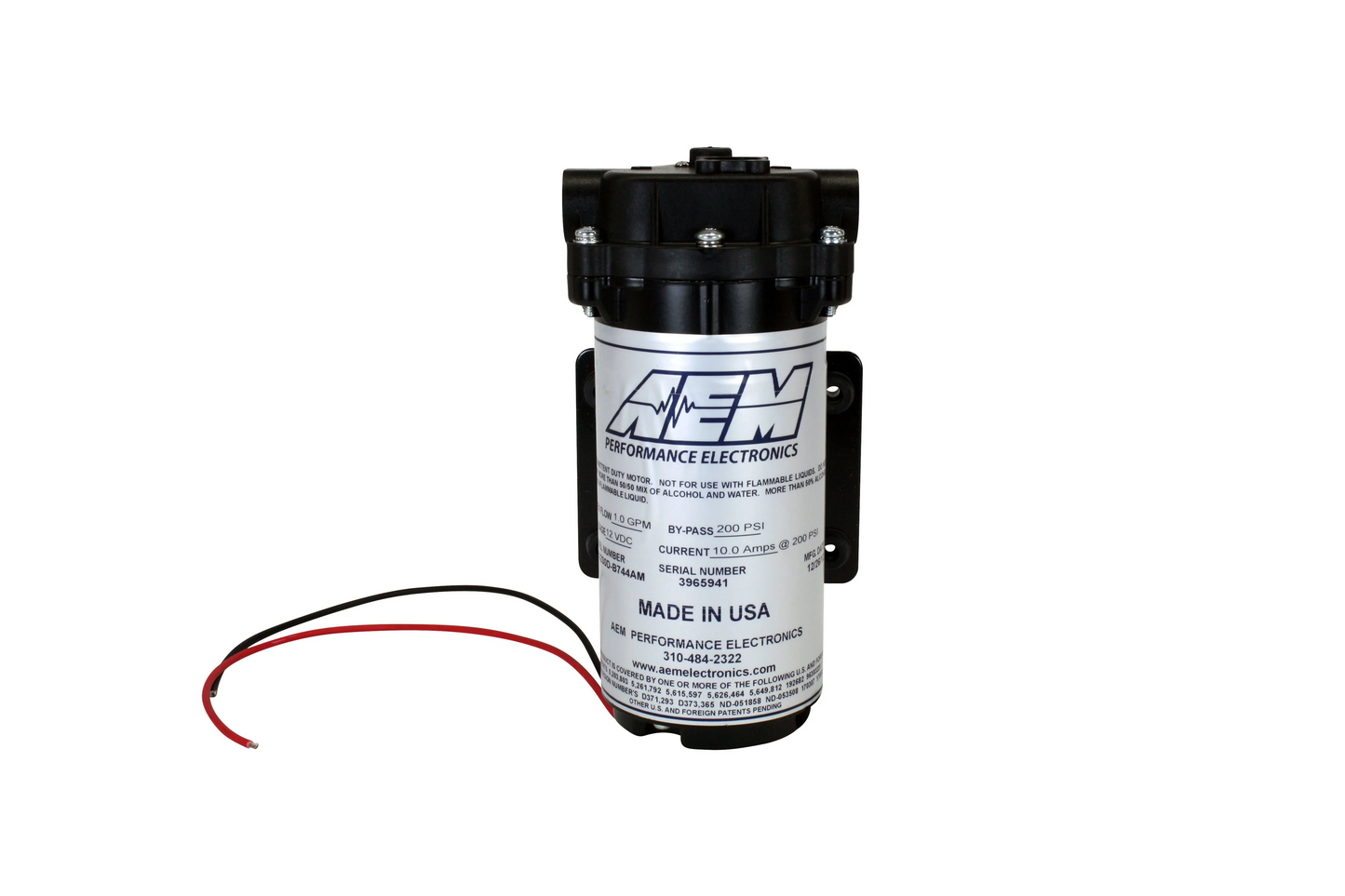 Manguera AEM Agua/Metanol Push-Lock 1/4" Bomba AEM-30-3015 - Imagen 3