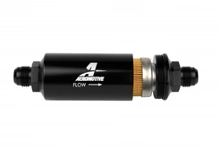 Aeromotive 12387 Filtro de Combustible Negro 10 Micrones, Racores AN-10 - Imagen 2