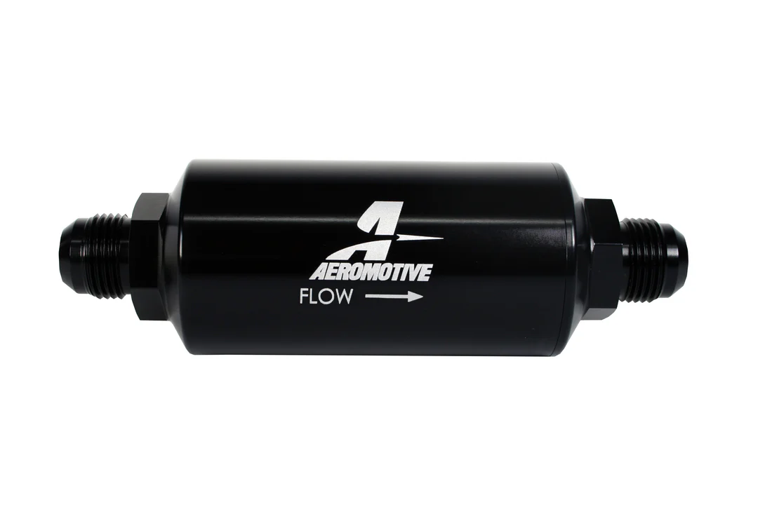 Aeromotive 12387 Filtro de Combustible Negro 10 Micrones, Racores AN-10 - Imagen 4