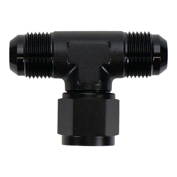 Tee Giratorio 90º DeatschWerks, 10AN Macho Abocardado a Hembra