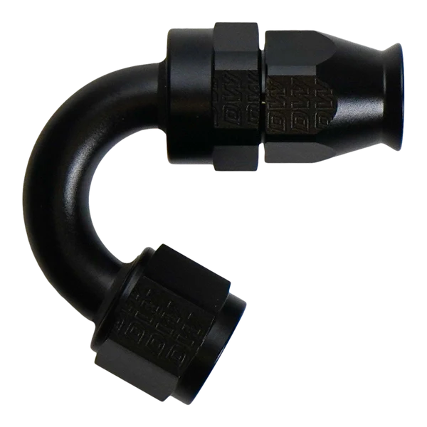Racor Giratorio Abocardado 8AN Hembra 150º con Olivas PTFE DeatschWerks