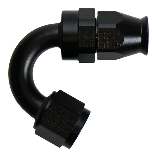 Racor Giratorio Abocardado 8AN Hembra 150º con Olivas PTFE DeatschWerks