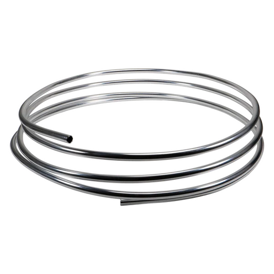 Tubo Rígido de Aluminio 8AN, 20ft, Anodizado Transparente DeatschWerks