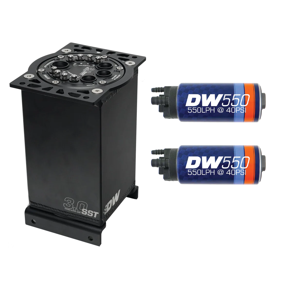 Depósito de Compensación 3.0L con 2 Bombas DW550 DeatschWerks - Imagen 2