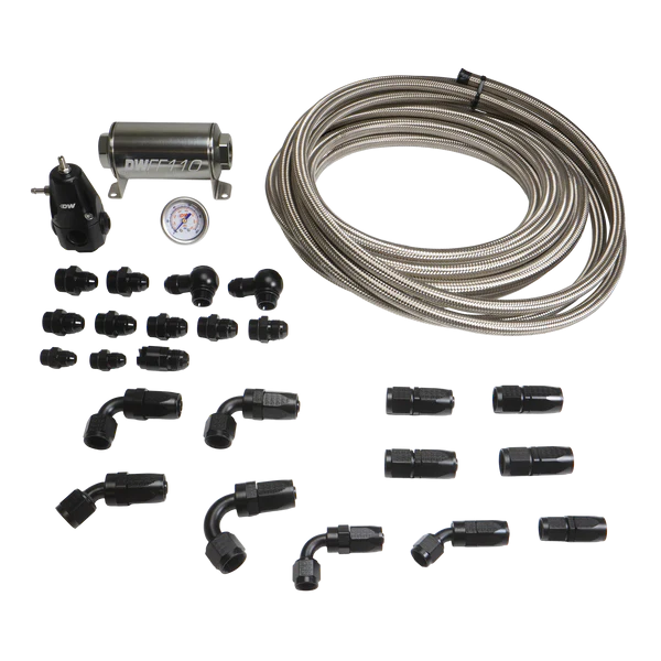 Kit de fontanería DeatschWerks 8AN CPE acero inox. para BMW Serie 3 E36 E46 92-06