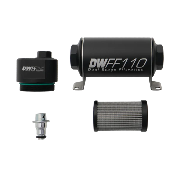 Regulador Filtro Combustible Billet 110mm 10 Micron DWFFR-X