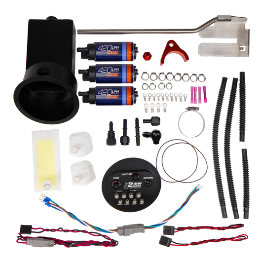 Módulo X2 con Bombas DW420 y Kit De Instalación DeatschWerks Nissan Silvia Skyline 1994-2002