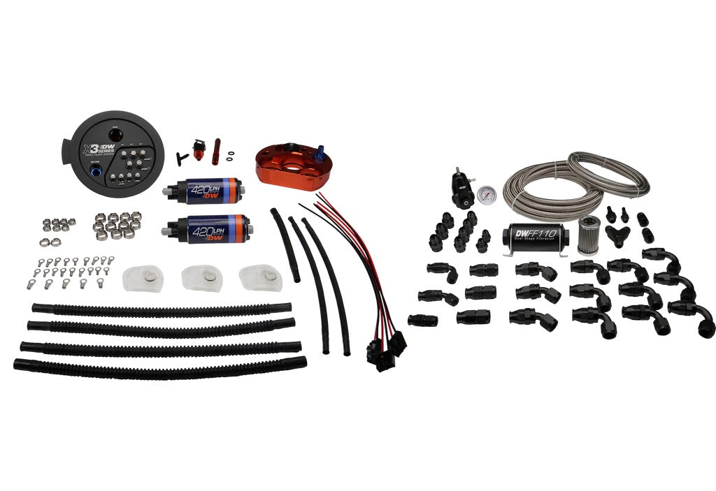 Módulo Bomba Combustible X3 Series, Bombas DW420, Kit PTFE DeatschWerks Toyota Supra A90 / BMW M3 / M4