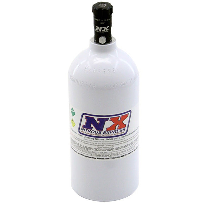 Botella 2.5Lb con Válvula Moto Nitrous Express NX 11025