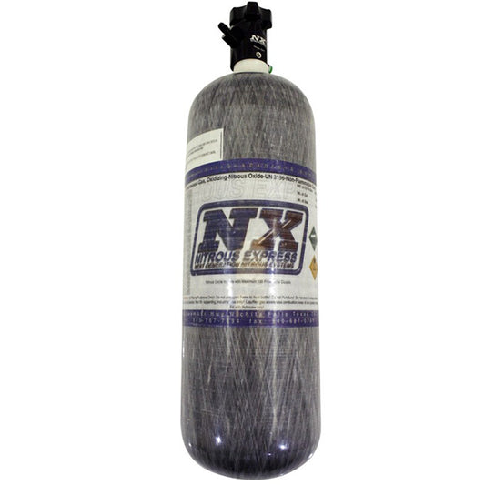 Botella Composite 12Lb Lightning 500 Válvula 4AN Nitrous Express NX 11152