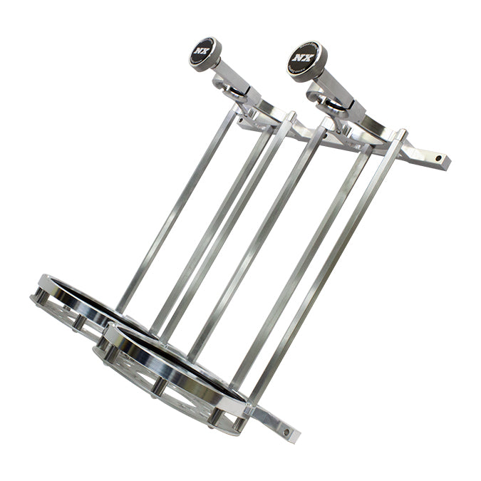 Soporte Billet Vertical para 2 Botellas 10Lb Nitrous Express NX 11208SB-10
