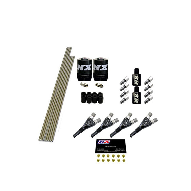 Kit Shark 4 Cil. con 2 Solenoides y Jets 75Hp Nitrous Express NX 13393