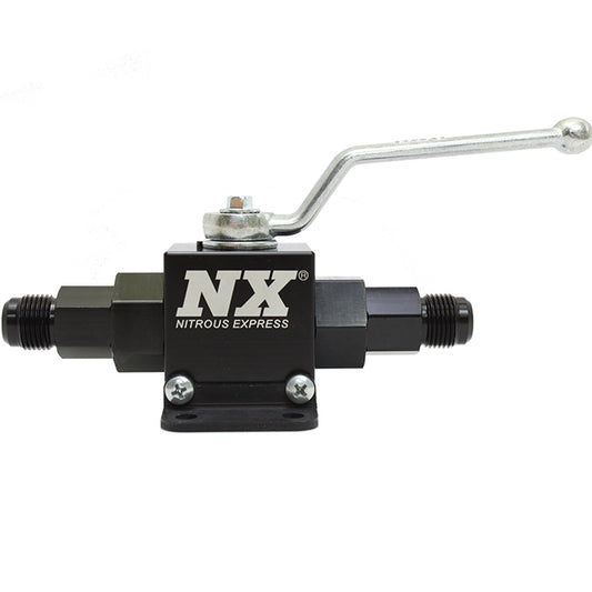 Válvula de Bola Ligera de Aluminio Billet 1/2 Inch I.D. con Racores 6AN Nitrous Express NX 15159-6
