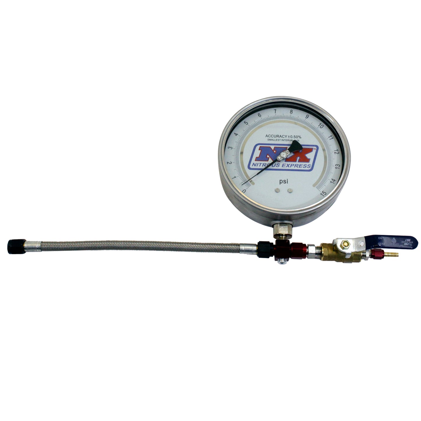Master Flo-Check 6" con Estuche, Latiguillos e Inyectores Nitrous Express NX 15529