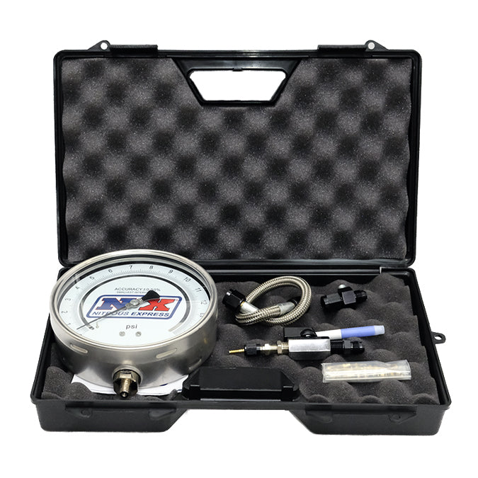 Master Flo-Check 6" con Estuche, Latiguillos e Inyectores Nitrous Express NX 15529 - Imagen 2