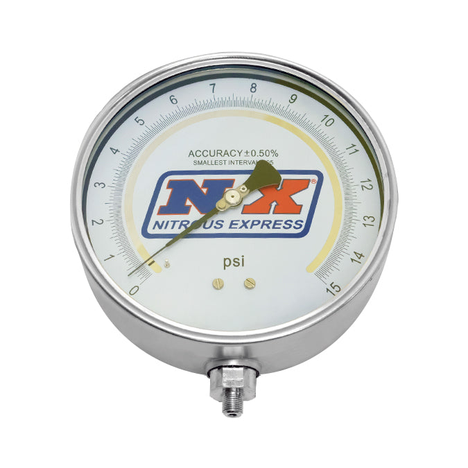 Manómetro de Presión de Combustible 6" Nitrous Express NX 15530