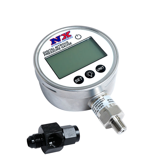 Manómetro Digital de Nitroso 4 Inch con Adaptador 6AN NX 15542D
