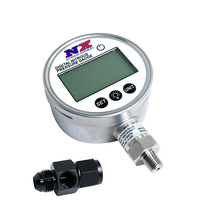 Manómetro Digital de Nitroso 4 Inch con Adaptador 8N NX 15543D