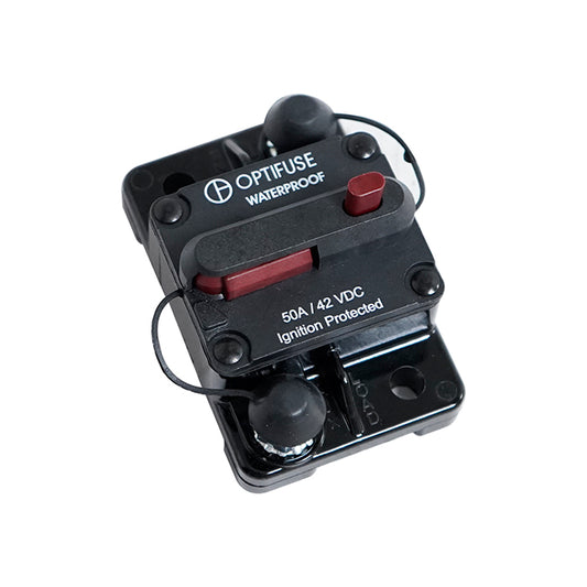 Disyuntor de Montaje Superficial Reinicio Manual 50A 42 VDC Nitrous Express NX 15898