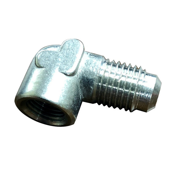 Adaptador 1/8NPT Hembra a AN4 Macho 90° Nitrous Express NX 16189