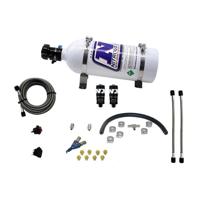 Sistema Nitroso NX 20001-05 Piranha 35-50-75Hp con 1 Botella 5Lb