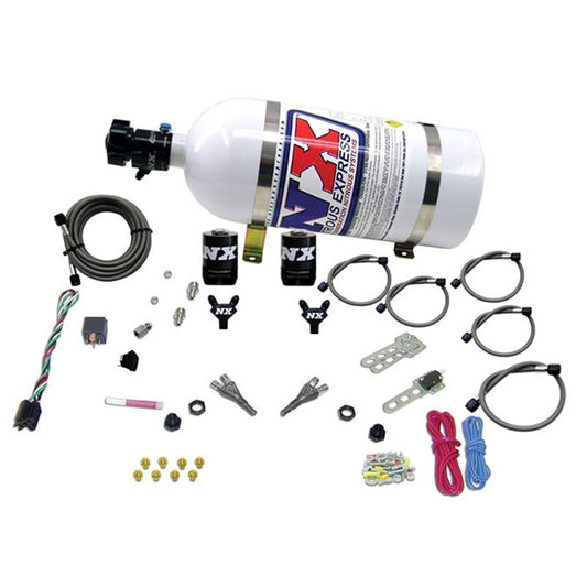 Sistema Nitroso Doble con Botella 10Lb GM TBI ALL (50-75-100-125HP) Nitrous Express NX 20218-10