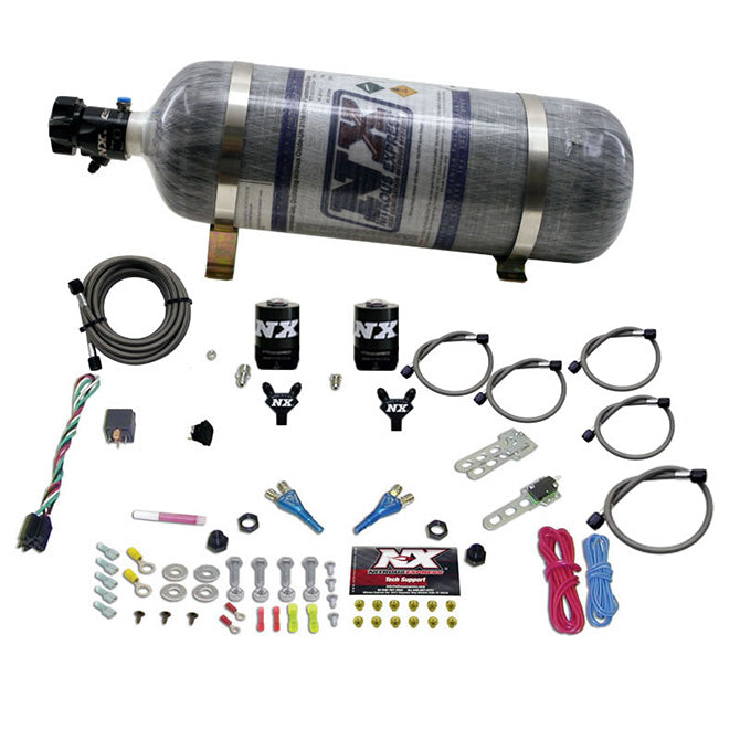 Doble Inyector con Botella 12Lb para Dodge Viper EFI (100-300Hp) Nitrous Express NX 20325-12